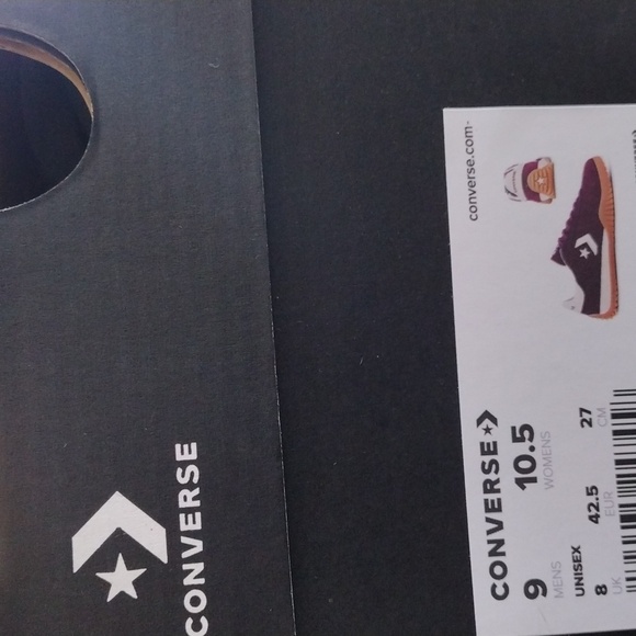 Converse Run Star Trainer. Bloodstone/Egret/White. Low Top Shoe.9 Men's/ 10.5 - Picture 16 of 16